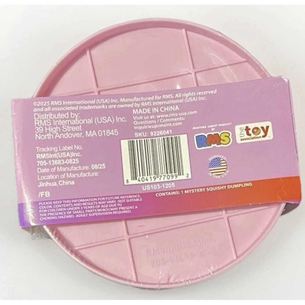 VIRAL NEW pink Mystery 4 Inch Squishy Bun Dumpling Valentines Day Edition 2026 - Picture 2 of 2